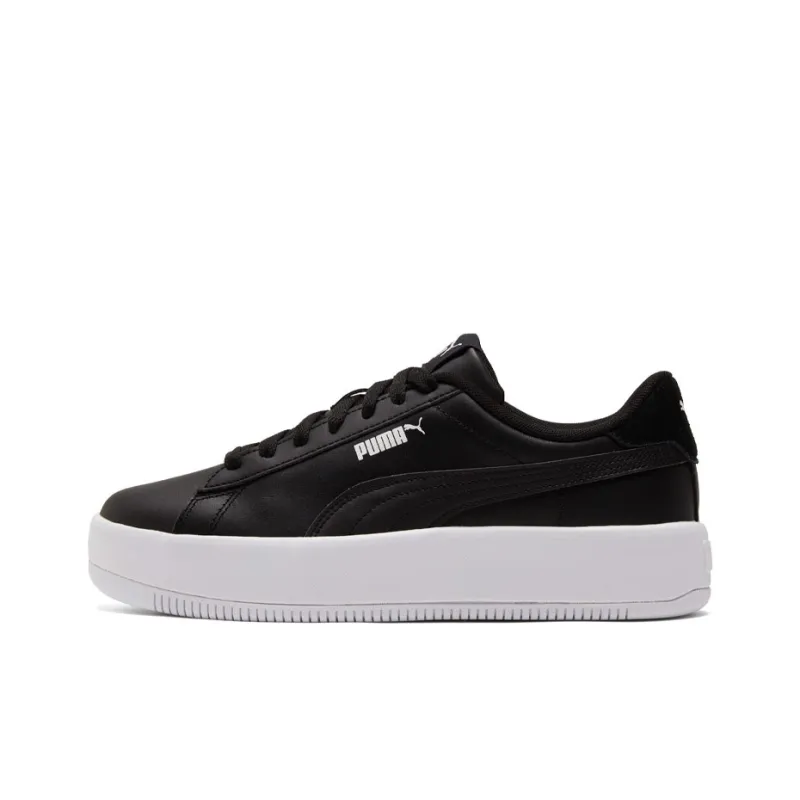PUMA Lily Platform Board Shoes Black/White Women's-0