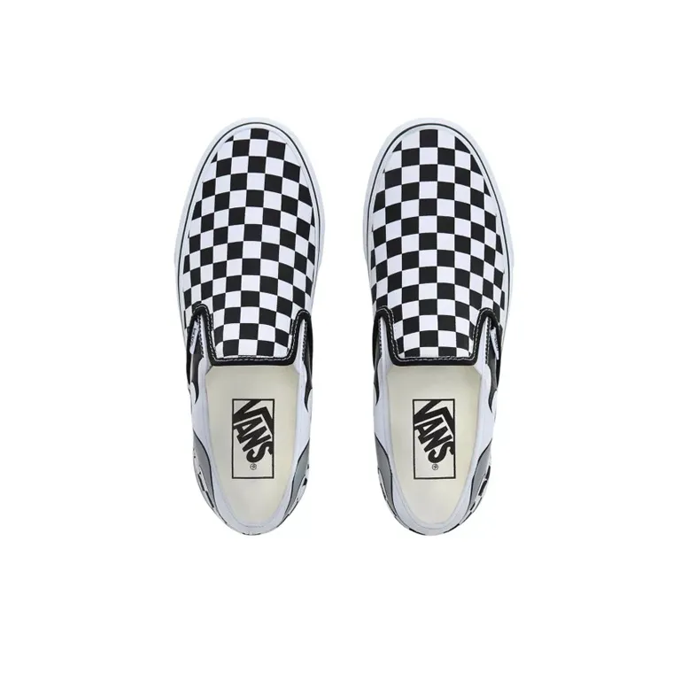 Vans Classic Slip On 'Black True White'-3