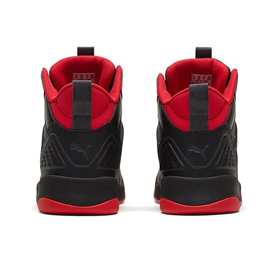 PUMA Backcourt Hi Black/Red-4