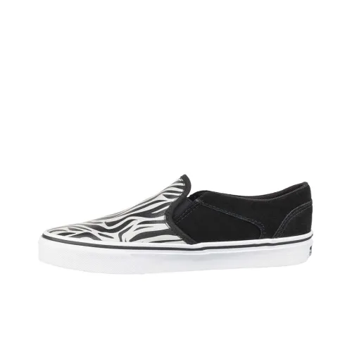 Vans Slip-on Skateboard Shoes Women's Low-Top Black/White