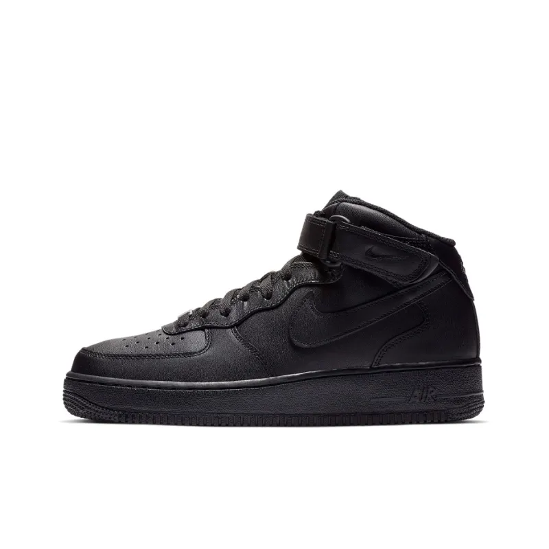 Nike Air Force 1 Mid "Triple Black"-0