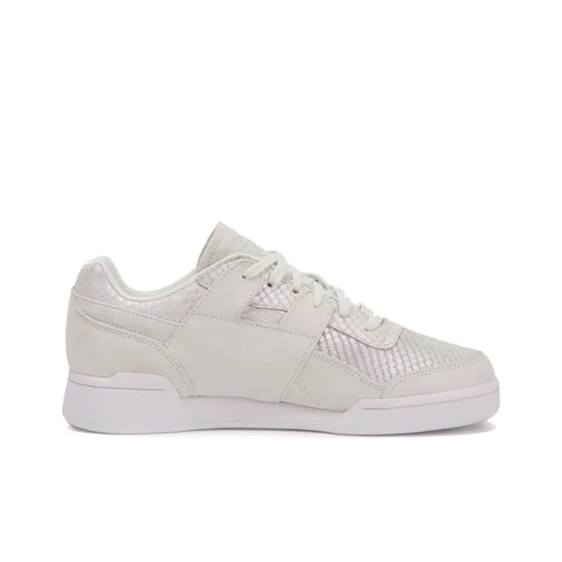 Reebok Workout Skateboard Shoes Women's Low-Top Pink Brown-1