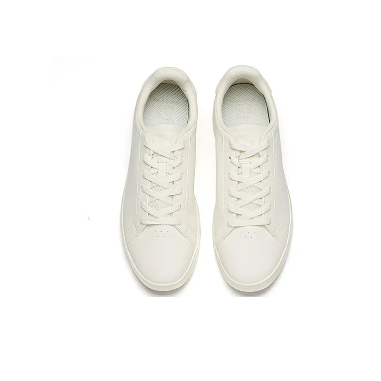 Anta Life Collection Slip-Resistant Low-Top Skateboard Shoes Men's Pure White-2