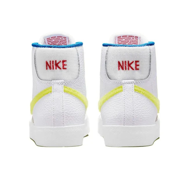 Nike Blazer Mid 77 White Lemon Velcro GS-4