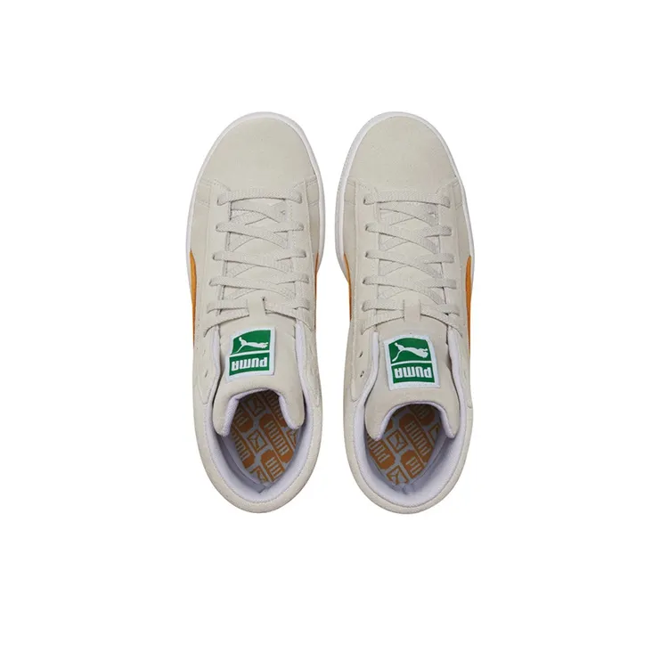 Puma Suede Mid White Mineral Yellow-2