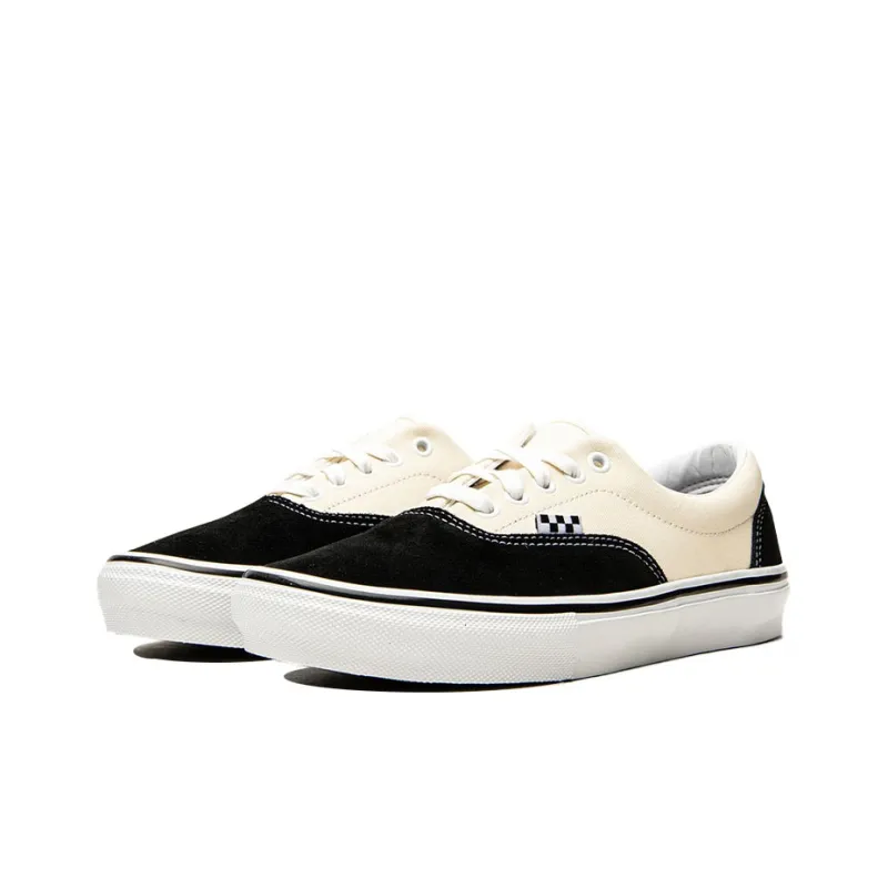 Vans Unisex Era Low Top Sneakers Black/White-1