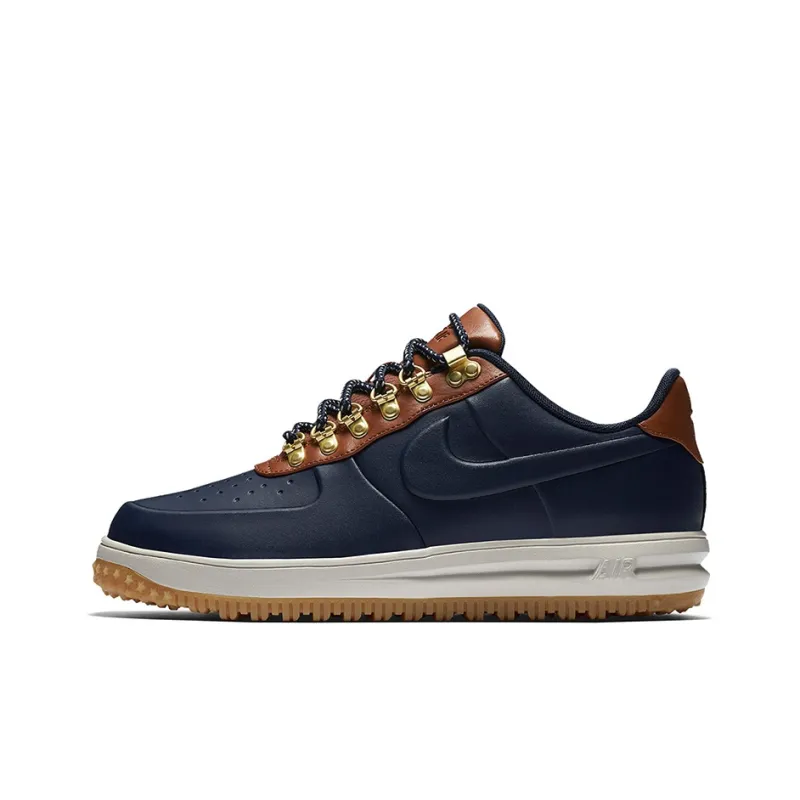 Nike Lunar Force 1 Duckboot Low Obsidian Saddle Brown-0