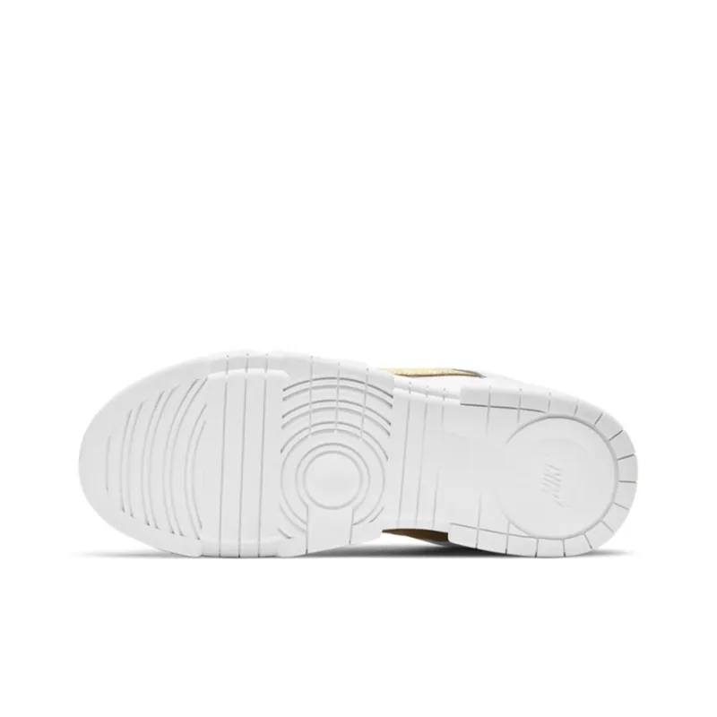 Nike Dunk Low Disrupt White Metallic Gold Women's-5