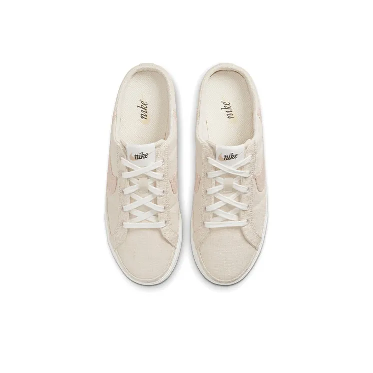 Nike Court Legacy Mule 'Pearl White Pink Oxford' Women's-3