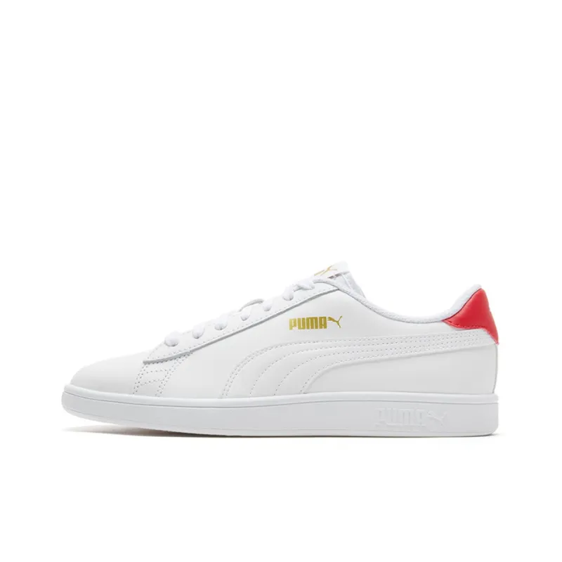 PUMA Smash V2 'White High Risk Red'-0