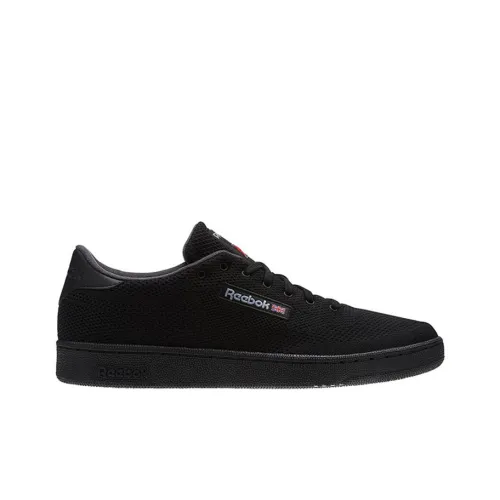 Reebok Club C Skateboard Shoes Unisex Low-Top Black