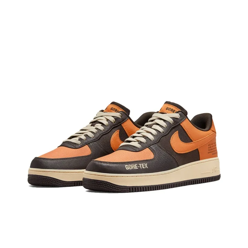 Nike Air Force 1 Low Gore Tex Brown Orange-2