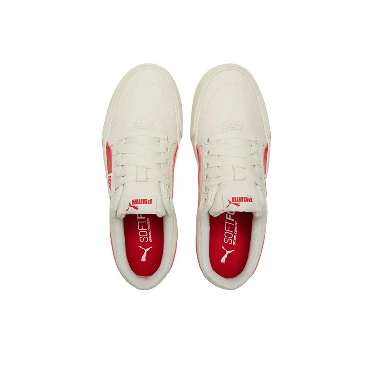 PUMA C skate Vulc Sneakers Beige/Red-3