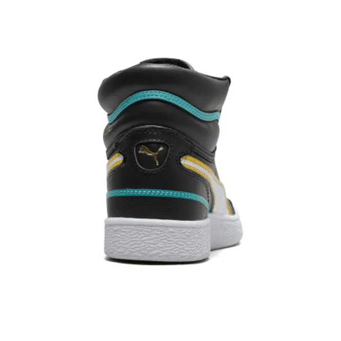 PUMA Ralph Sampson Mid Og Black Teal-3