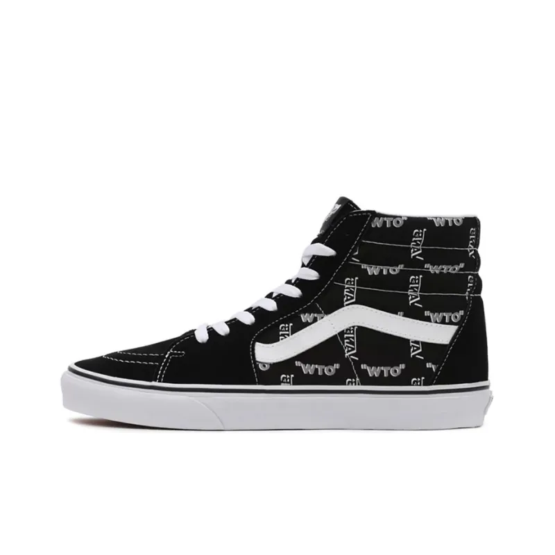 Vans Shadow Sk8 hi Skate Shoes Black Women's-0