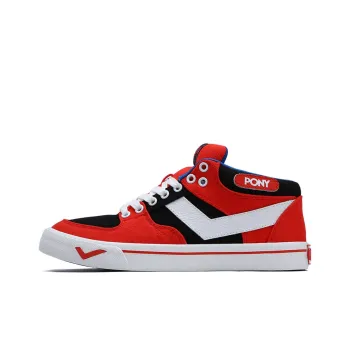 PONY Atop Low Top Skateboard Shoes Men's Red