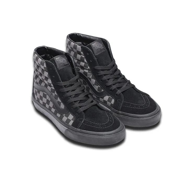 Vans Sk8 Hi Checkerboard Black Pewter-3