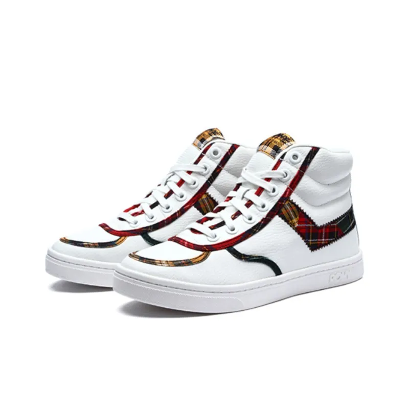 Pony Skateboard Shoes Unisex High Top White-2