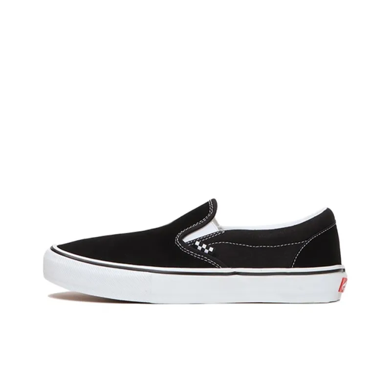 Vans Skate Slip On Black White-0