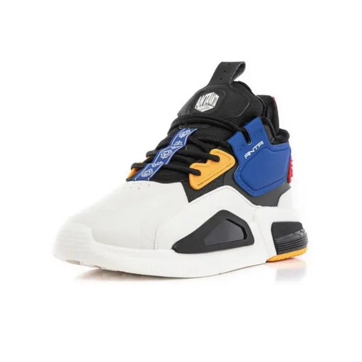 Anta Thermal Slip Resistant Cushioning Abrasion Resistant Low Top Skateboard Shoes Men's-2