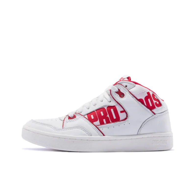 Keds Skateboard Shoes Unisex Mid-Top White Red-0