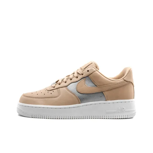 Nike Air Force 1 Low Bio Beige Metallic Silver Women's