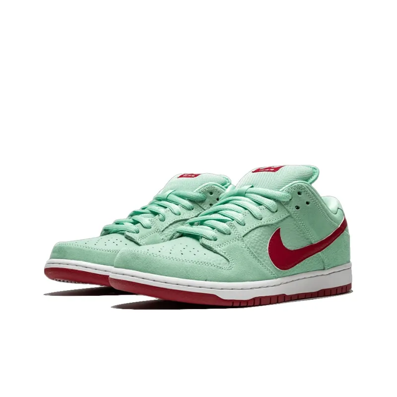 Nike Sb Dunk Low Medium Mint Gym Red-2