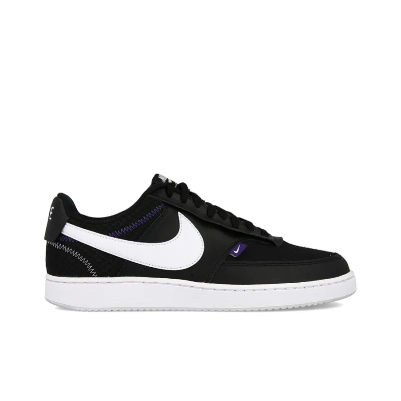 Nike Court Vision Low Premium 'Black White'-1