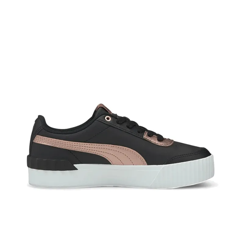 PUMA Carina Lift Metallic Black/Gold Casual Low Board Shoes Women's-1