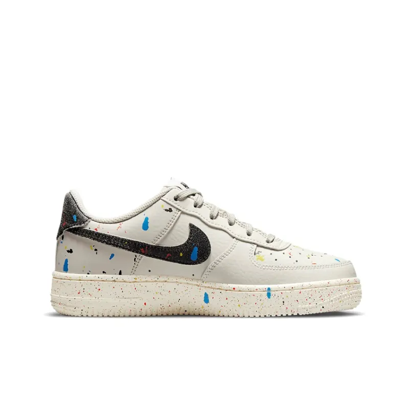 Nike Air Force 1 LV8 Paint Splatter Light Bone GS-1