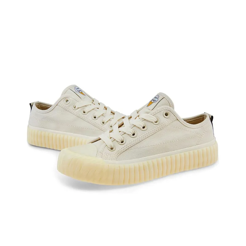 Kappa Low Top Skateboard Shoes Unisex Ecru-2