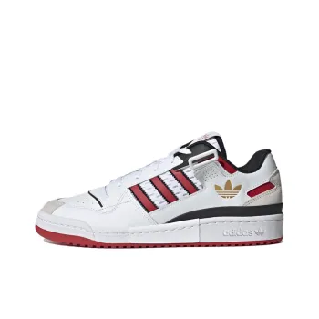 Forum Adidas Originals Exhibit Low 'White Scarlet'