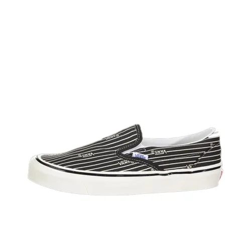 Vans Classic Slip-On 98 Anaheim Factory Stripes Black