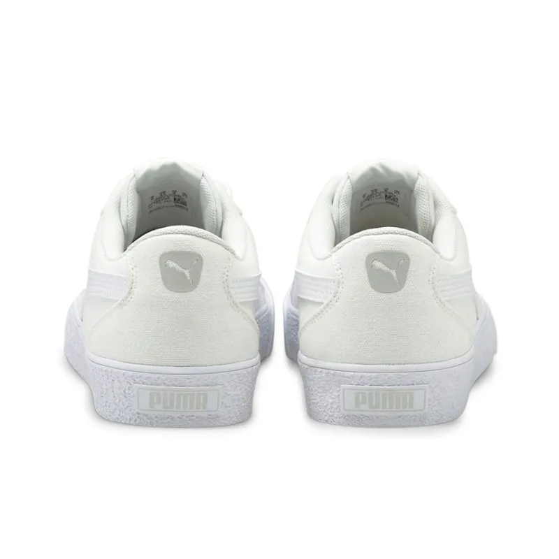 PUMA C-skate Vulc Lightweight Low-Top Skateboard Shoes Men's White-3