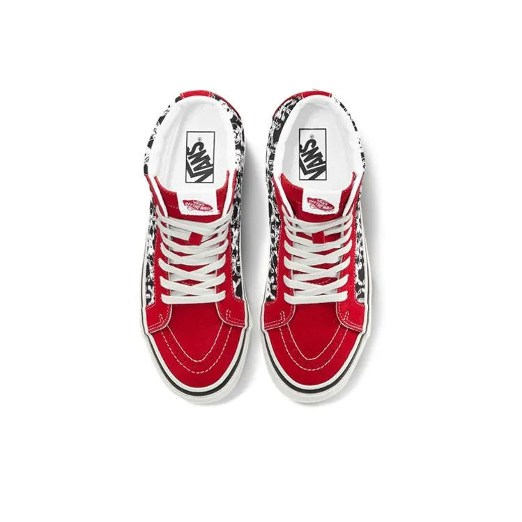 Sk8 Vans Hi 38 Dx 'Skulls Red Black'-2