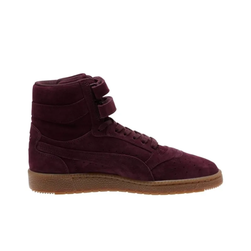 PUMA Sky 2 Skateboard Shoes Women's High-Top Purple-1