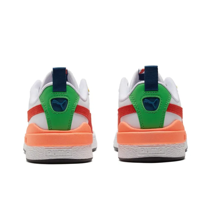 PUMA Suede Bloc 'White Cherry Tomato'-3