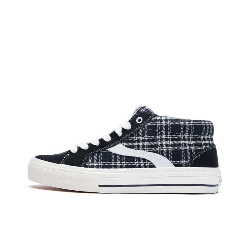 Odd CIRKUS x Vision Street Wear Astley Pro Mid Top Skateboard Shoes Unisex Black White-0