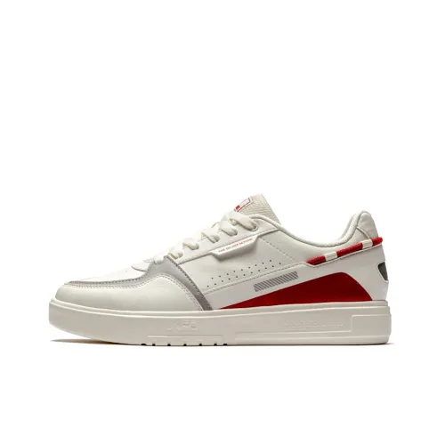 361° NFO Skateboard Shoes Men Low-Top White Red