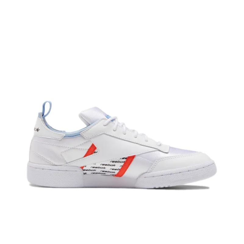 Reebok Club C Slip-Resistant Cushioning Wear-Resistant Low-Top Skateboard Shoes Women's Cloud White-1