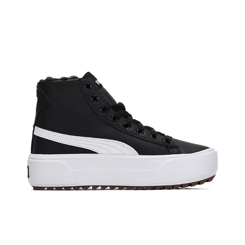 PUMA Kaia Mid 'Fur Black' Women's-1