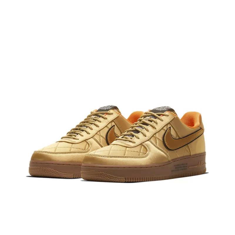 Nike Air Force 1 Low Quilted Satin Pack Wheat-2