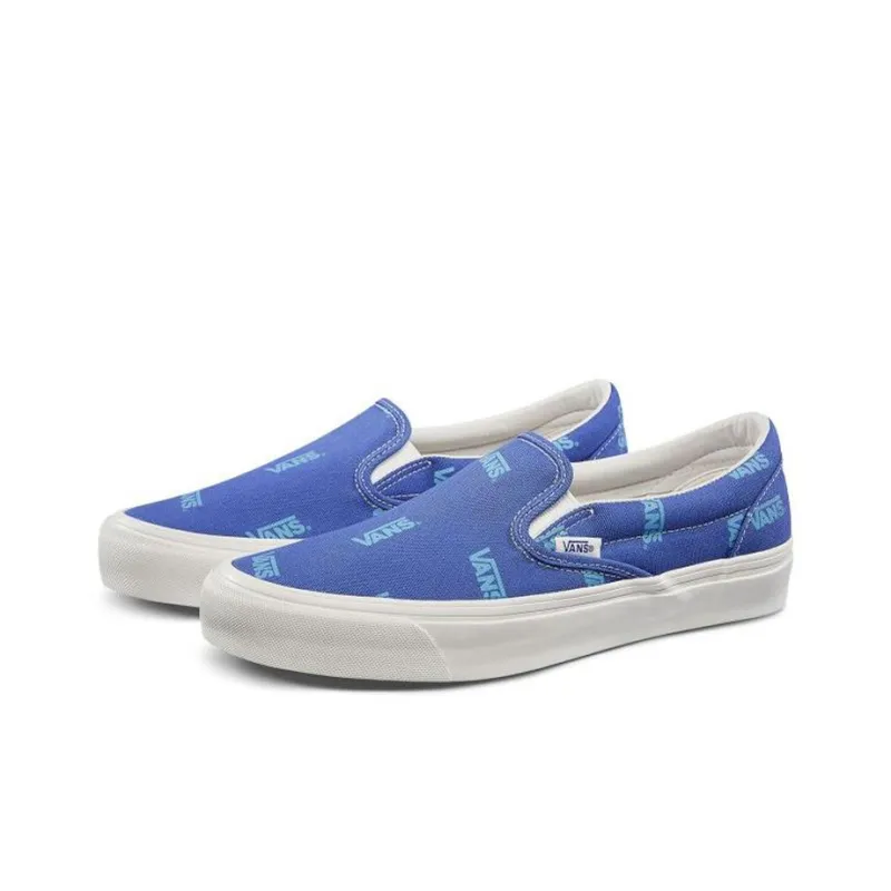 Vans Slip On Multi Logo Blue-1