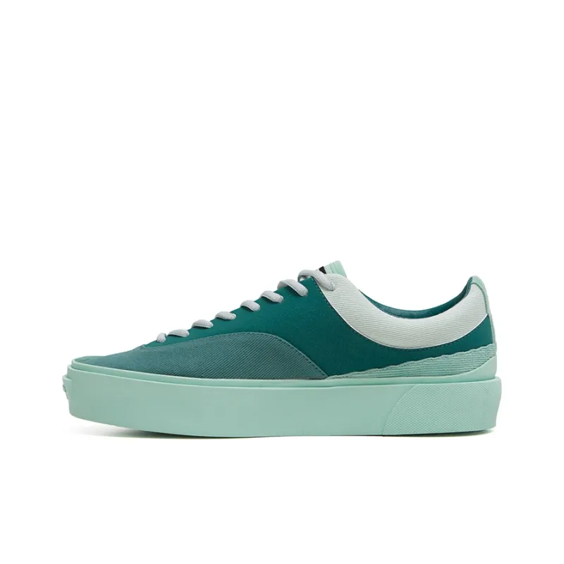 EQLZ EQUALIZER Fault Slip Resistant Low Top Skateboard Shoes Unisex Seaweed Misprint-0