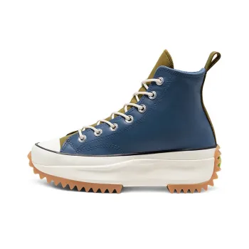 Converse Run Star Hike Hi Navy Dark Moss Women's
