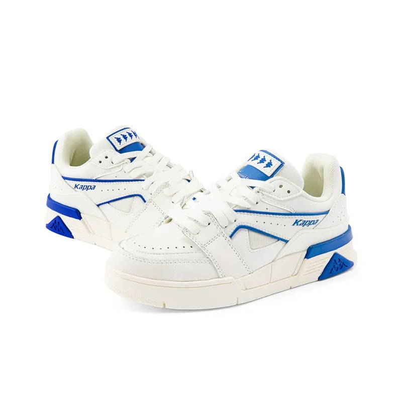 Kappa Lightweight Wear Resistant And Coverage Low Top Skateboard Shoes Unisex Sea Medium Blue-3