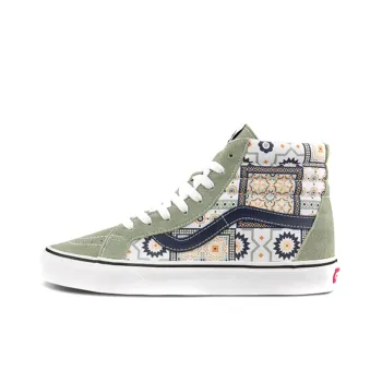 Vans Sk8 Hi Reissue Morocccan Tile Dark Khaki