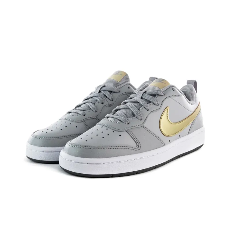 Nike Court Borough Low 2 'Gray Gold' Gs-1