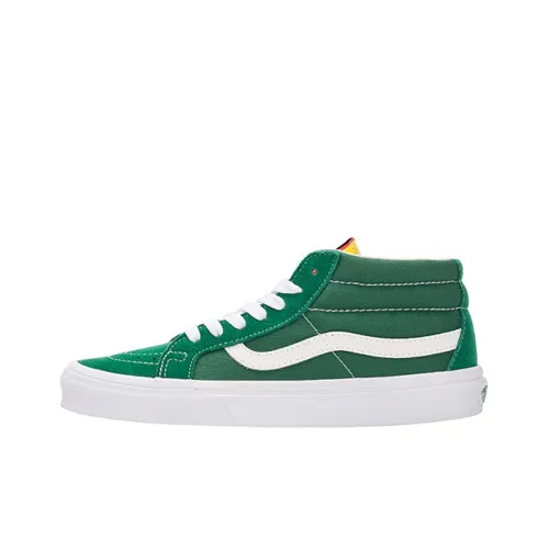 Vans SK8 Mid Suede Street Style Sneakers 'Green White'