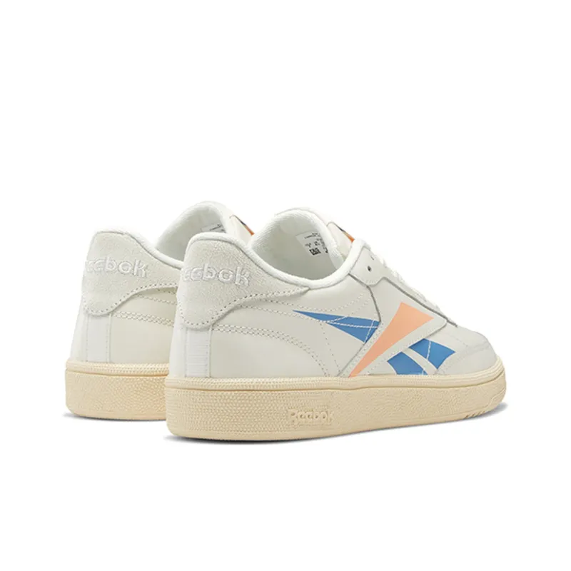Reebok Club C 85 Beige/Red/Blue Women's-3